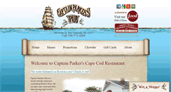 Desktop Screenshot of captainparkers.com